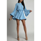 Pleated Mini Dress
