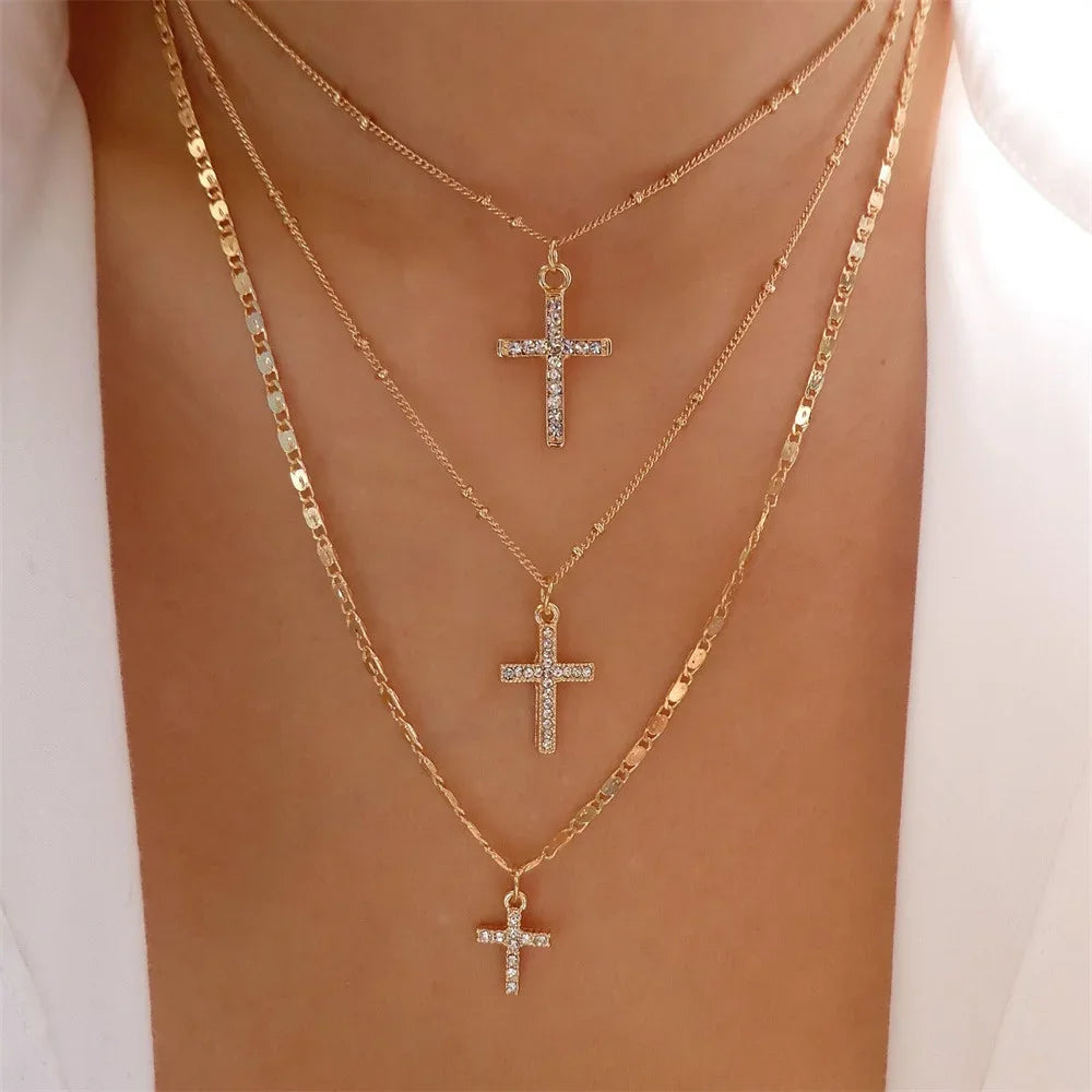 Multilevel Hip Hop Necklace