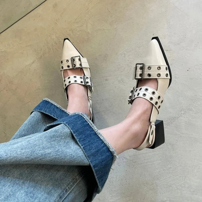 Women Roman Metal Sandals