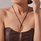 Letter Rope Chain Necklace