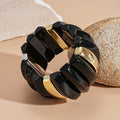 Acrylic Elastic Geometric Bracelet