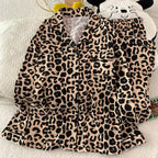 Bold Leopard Print Classic Pajama Set