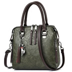 Leather Tote Shoulder Bag