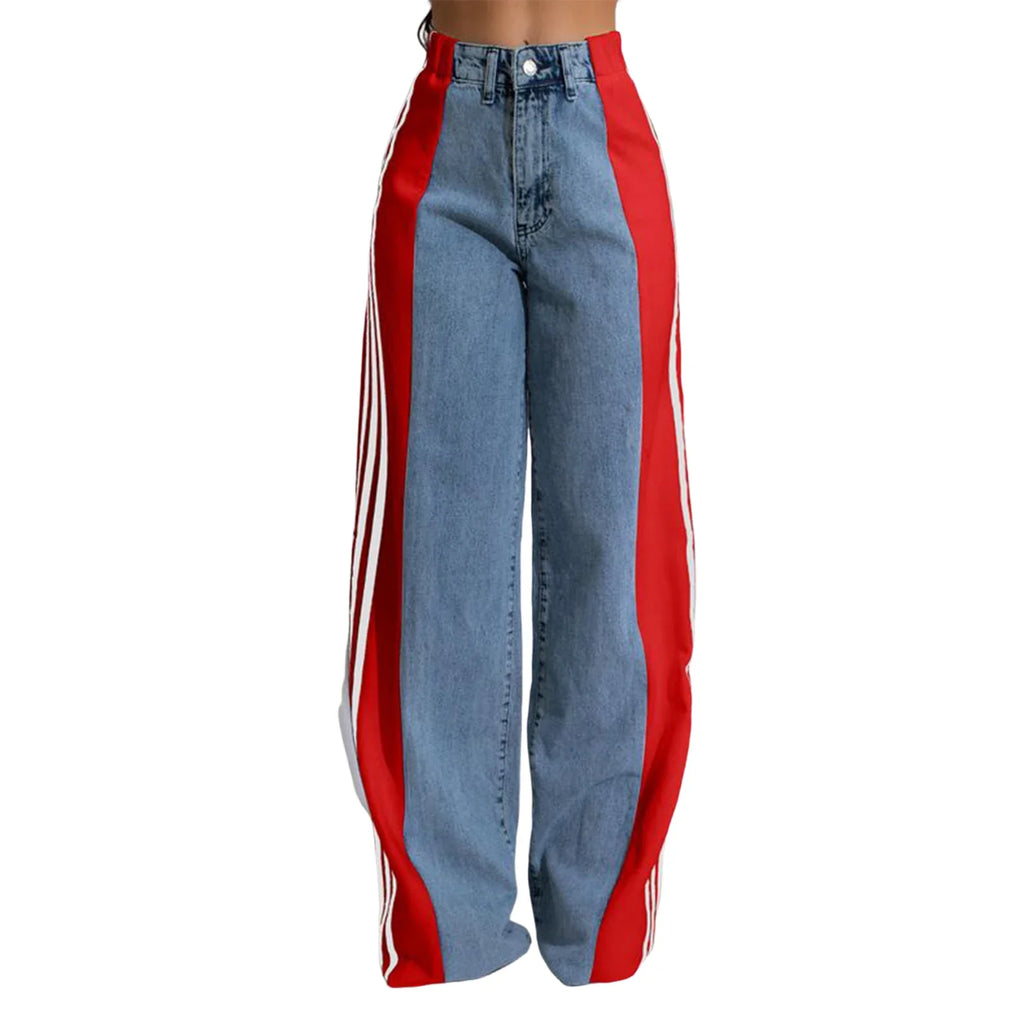 Wide Leg Denim Jeans