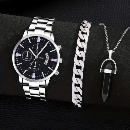 Men's Quartz Watch Set