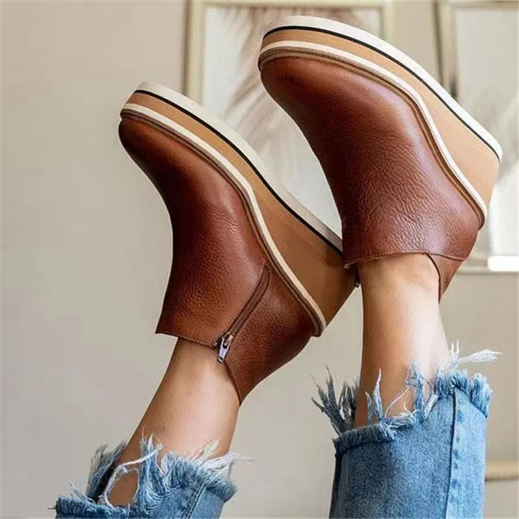 Wedge Ankle Boots