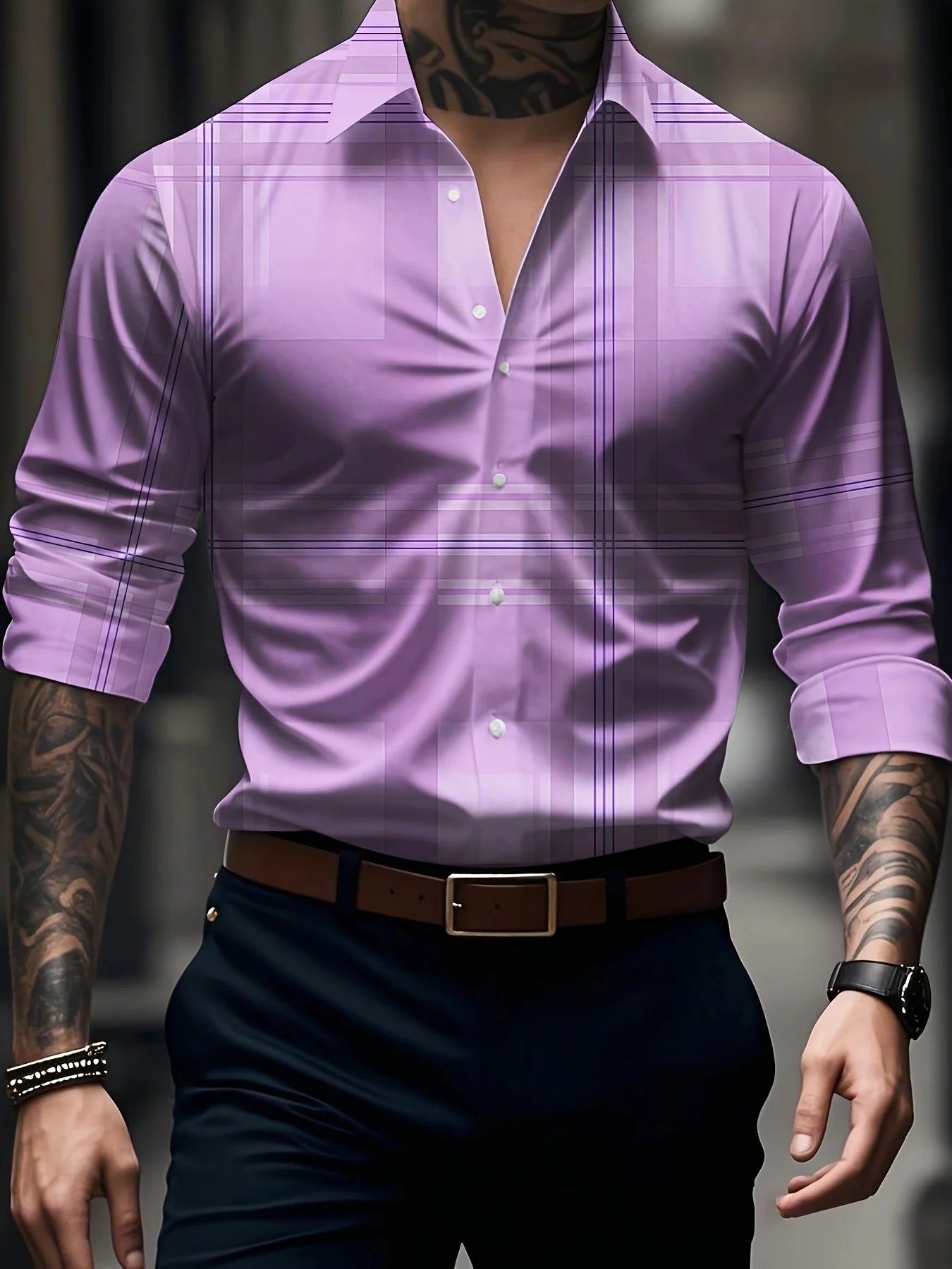 Printed Casual Button Shirt