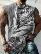 Rudder Graphic Print Tank Top