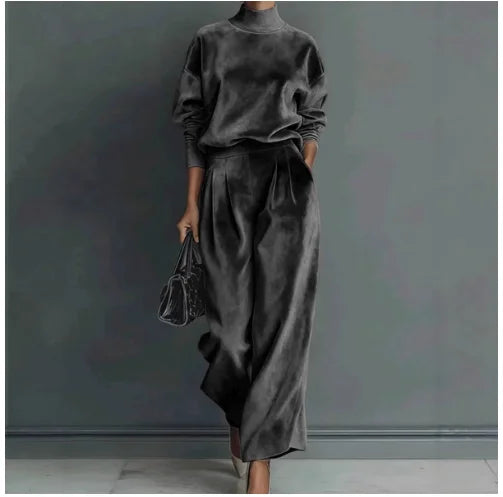 Velvet Casual Sportswear Set