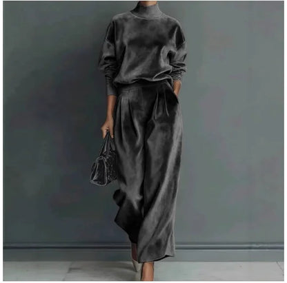 Velvet Casual Sportswear Set