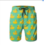 Funny Duck 3D Board Shorts