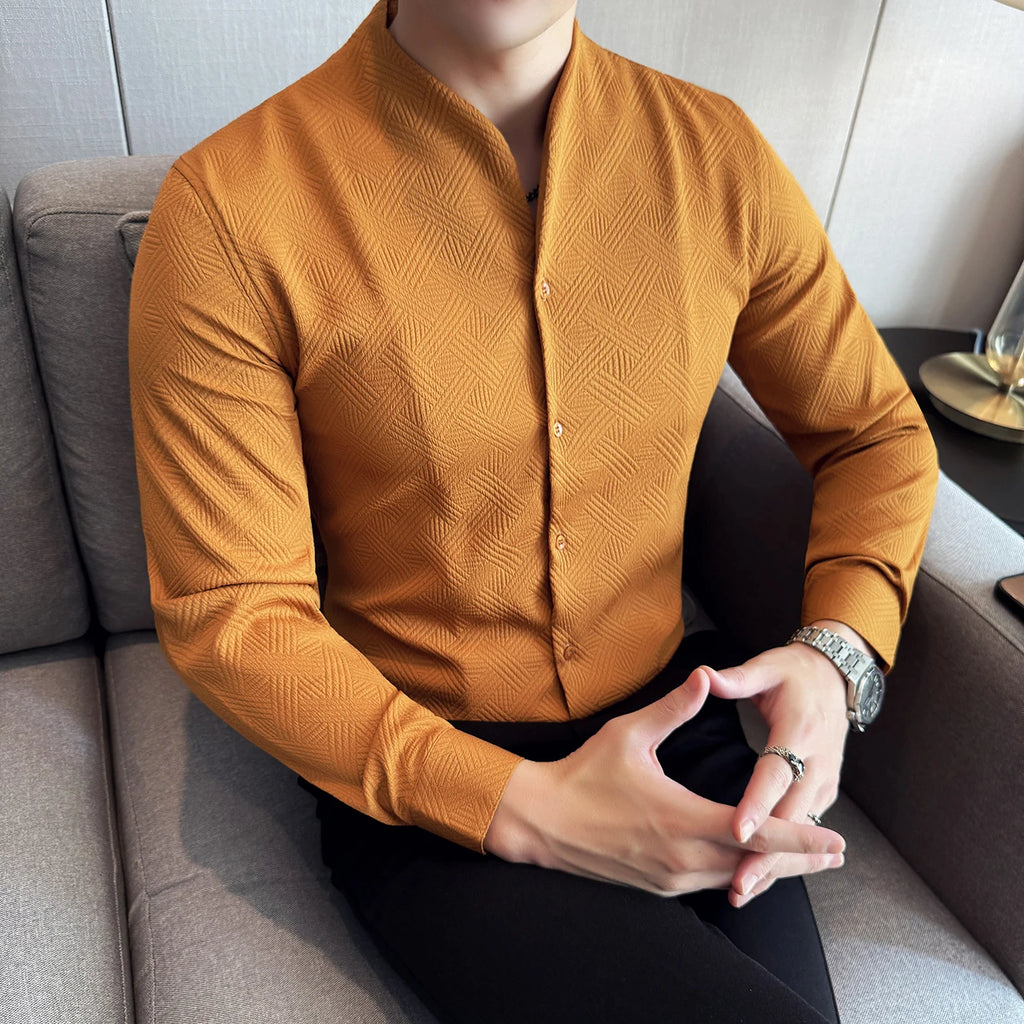 Slim Fit Printed Casual Shirt