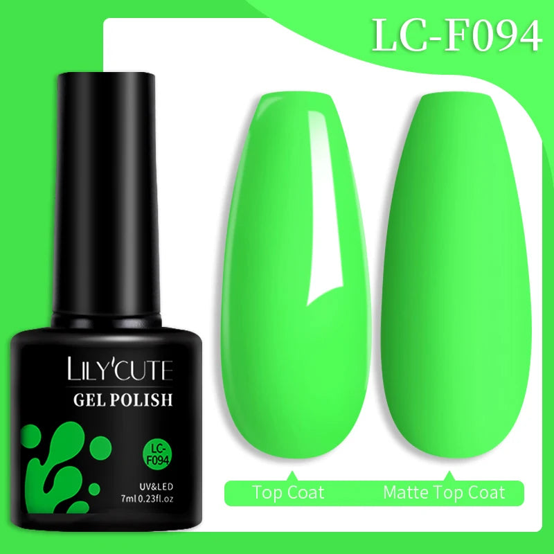 LILYCUTE Matte Fluorescence Color Gel
