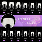 Multicolor Acrylic Nail Tips