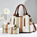 3 Piece Women’s Handbag Set with Wallet