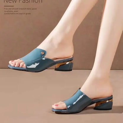 Soft Heeled Summer Sandals