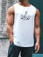 USA Flag Print Tank Top