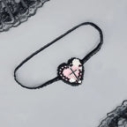 Gothic Lolita Heart Eye Mask