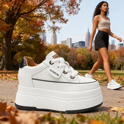 Fujin Women’s 9cm Platform Wedge Sneakers