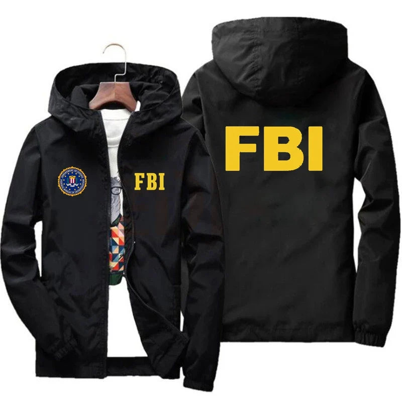 FBI Printed Man Jacket