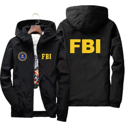 FBI Printed Man Jacket