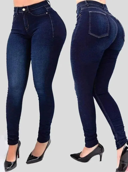 Woman's High Waist Denim Jeans