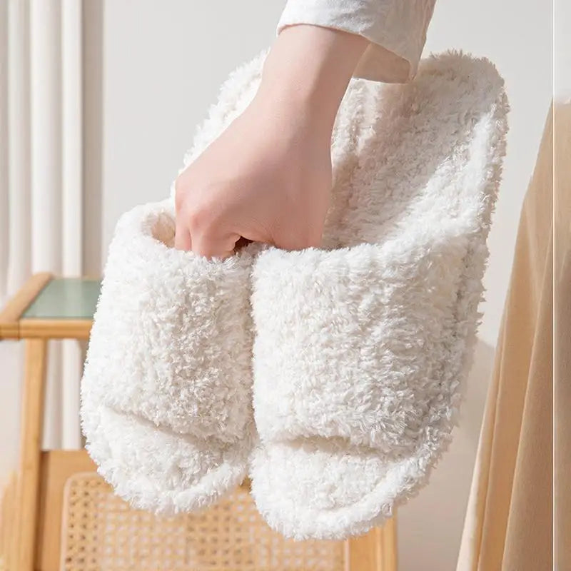 Plush Winter Home Slippers