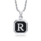 Initials Letter Pendant Necklace