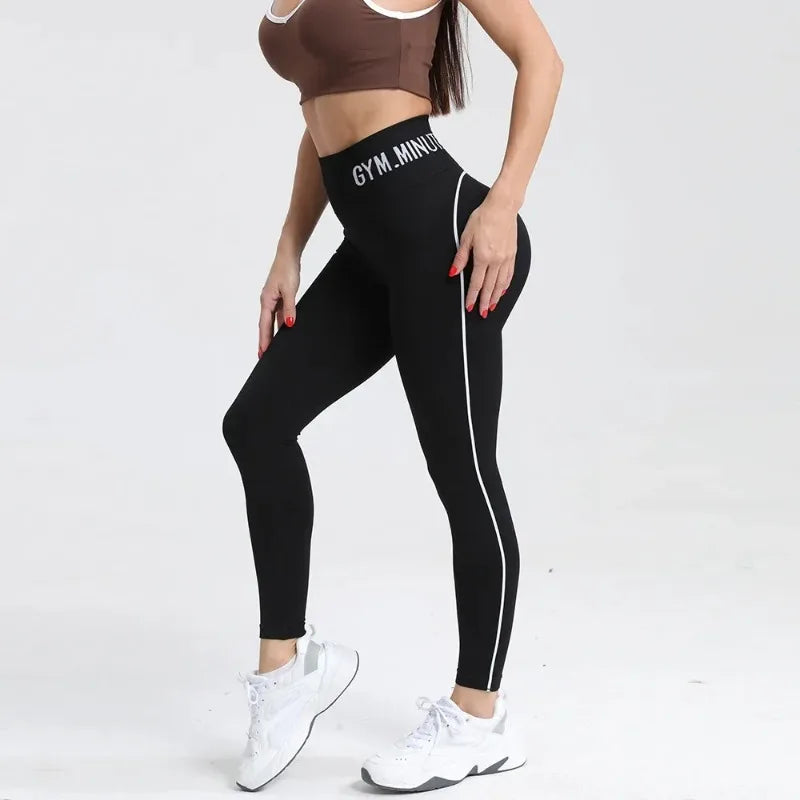 MODX Color-Block Letter Leggings