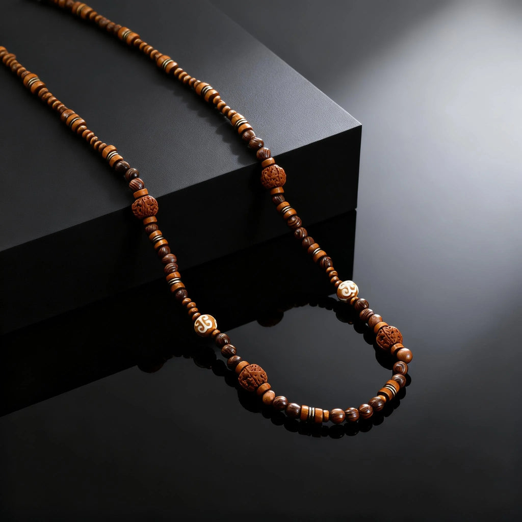 Prjewel Walnut Wood Necklace
