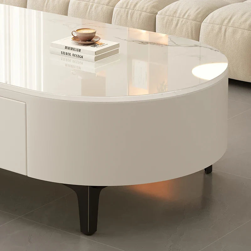 Modern Oval Coffee Table
