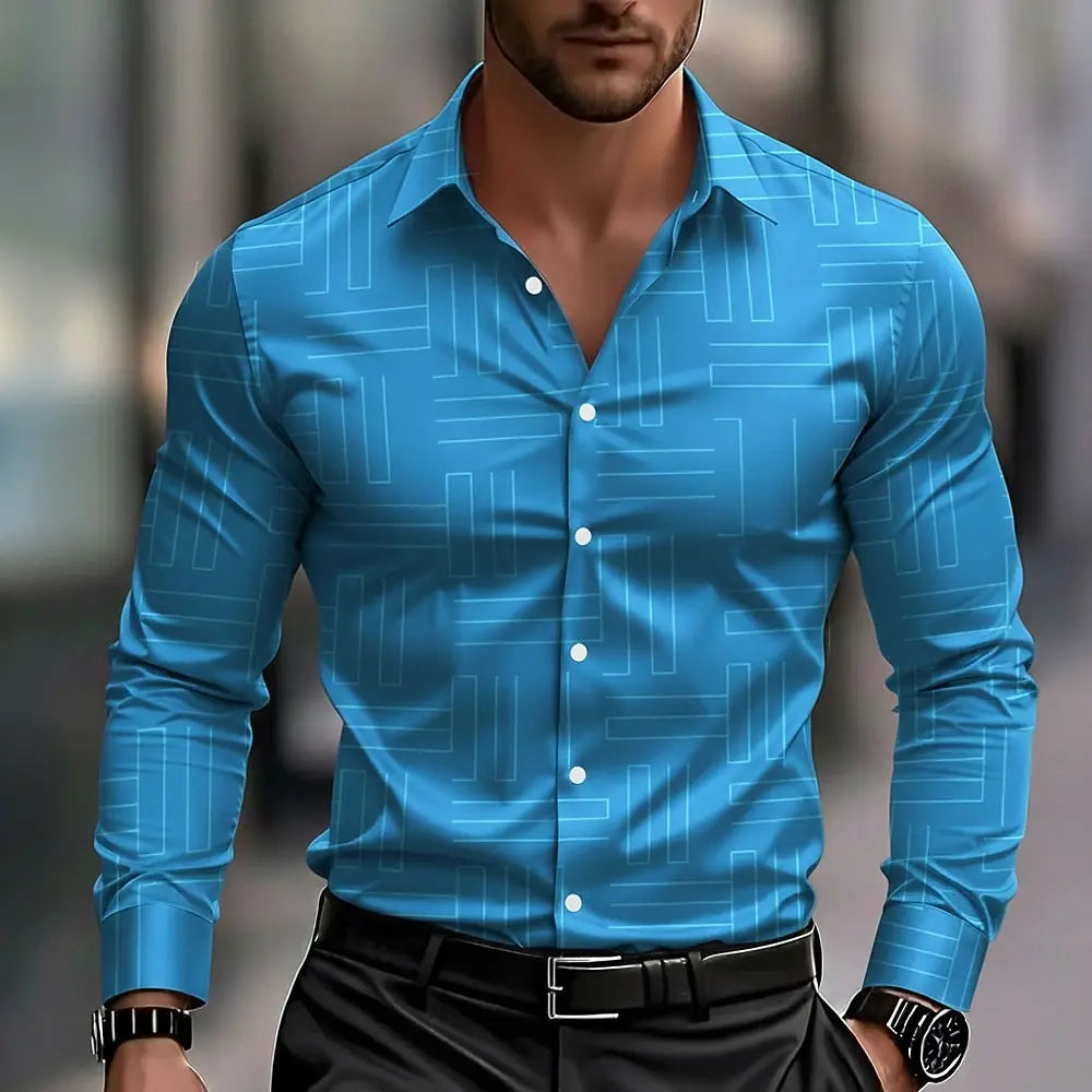 Printed Casual Button Shirt