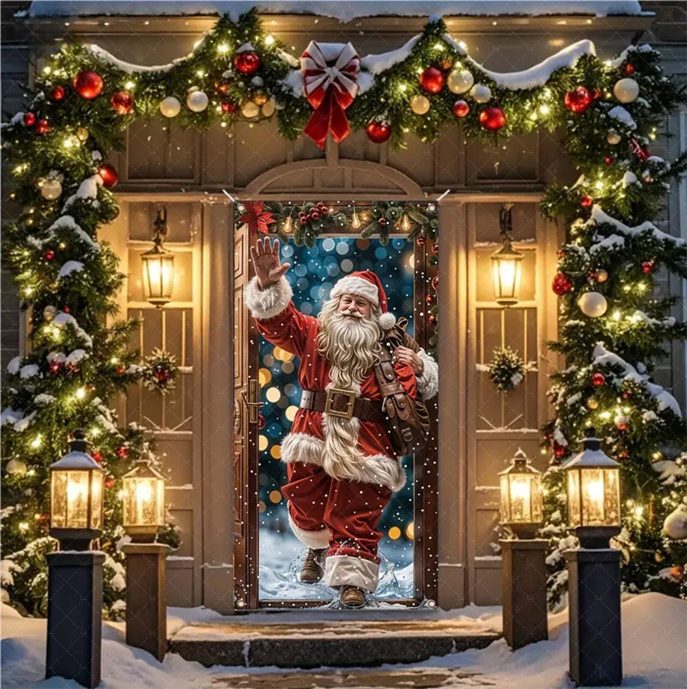 Christmas Santa Door Banner