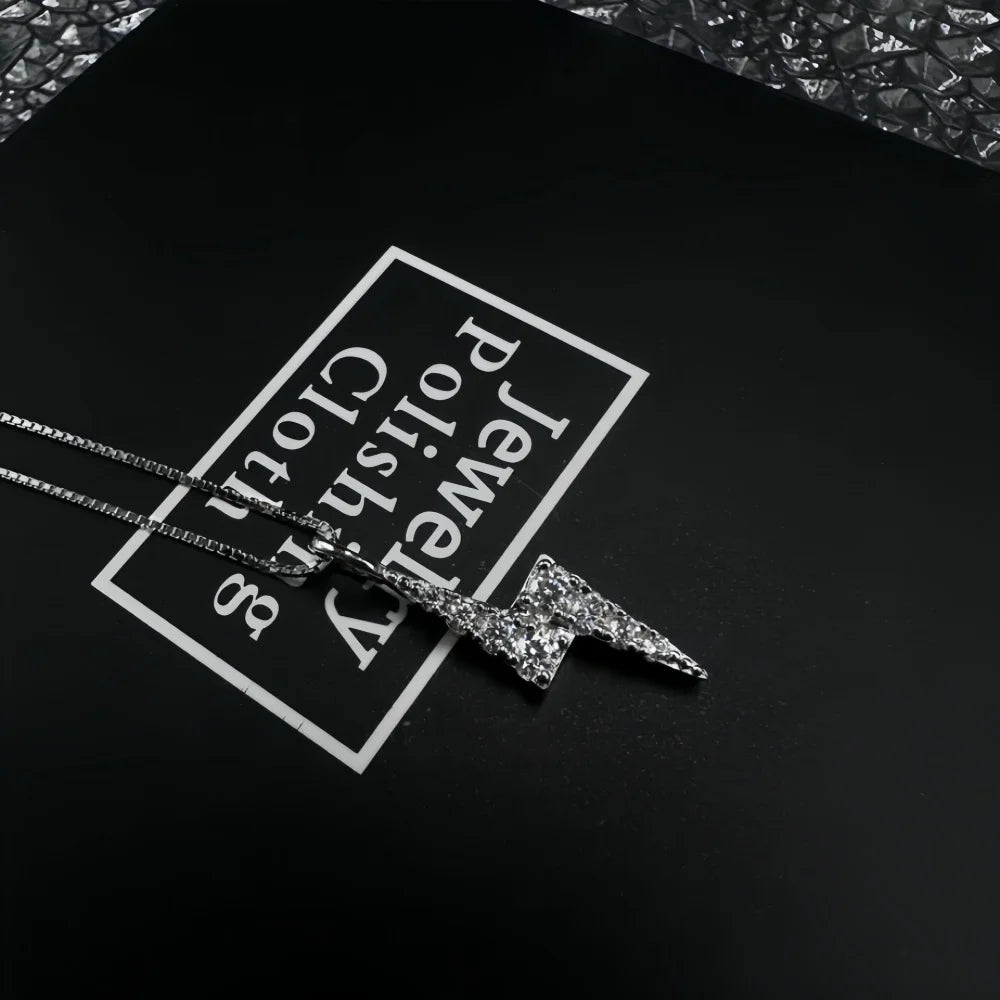 FOMALHAUT Zircon Lightning Necklace