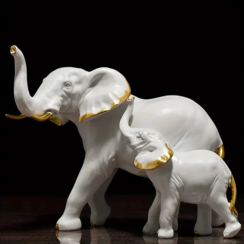 Modern Resin Elephant Statue