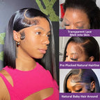 Pre Plucked Bob Wig