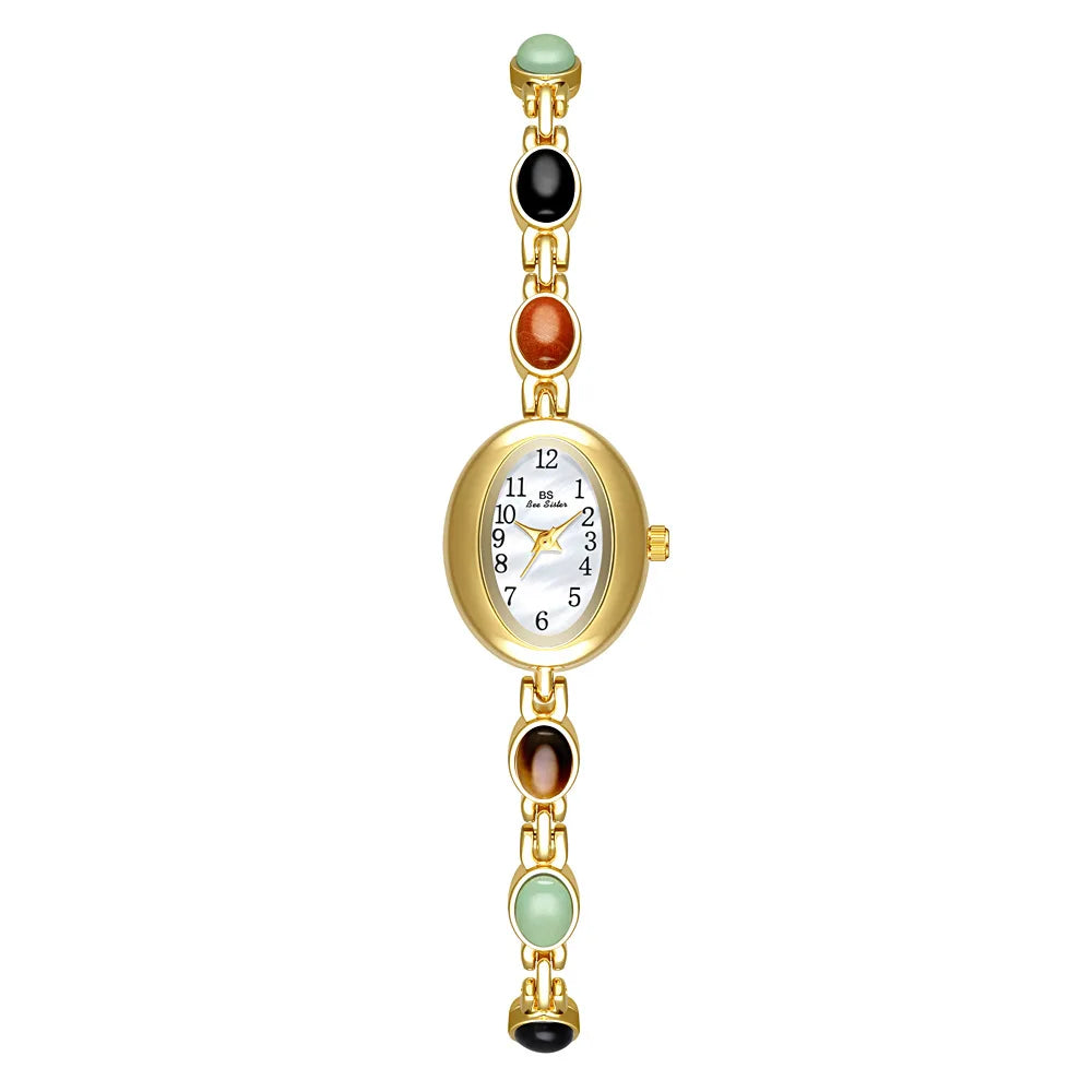 Jade Oval Watch