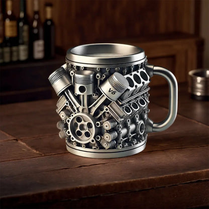 Engine Coffee Mug Stainless Steel