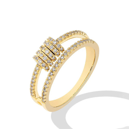 Sterling Silver Moissanite Ring