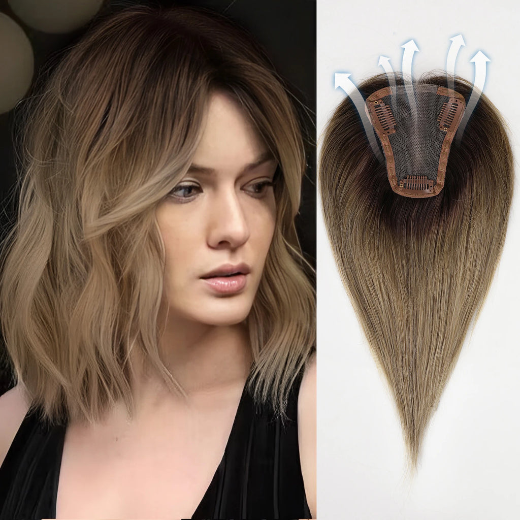 Brown Blonde Hair Topper