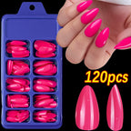 Milk White Press Nails Medium