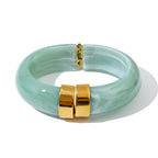 Acrylic Gold Bangle Set