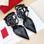 Lace-Up Ankle-Strap Sandals