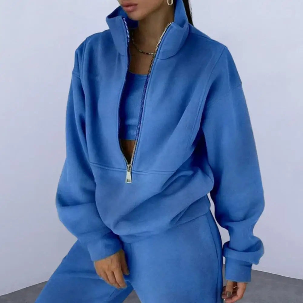 Loose Two-Piece Tracksuit Set