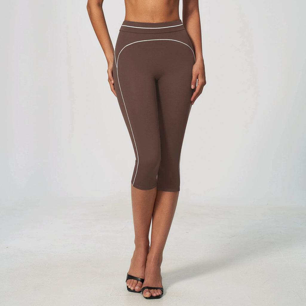 Quick-Dry Loose Capri Yoga Pants