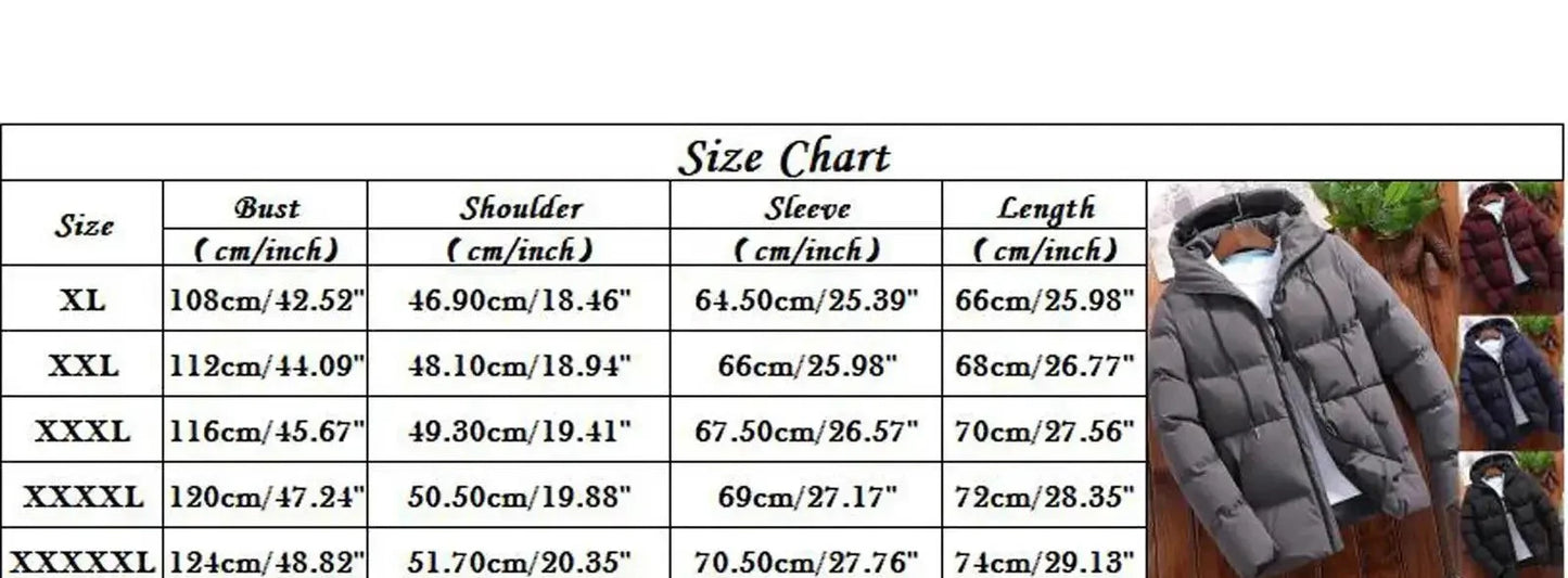 Warm Winter Overcoat for Men