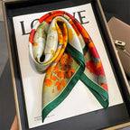 Real Silk 53cm Printed Scarf
