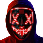 Glowing EL Wire Light-Up Mask