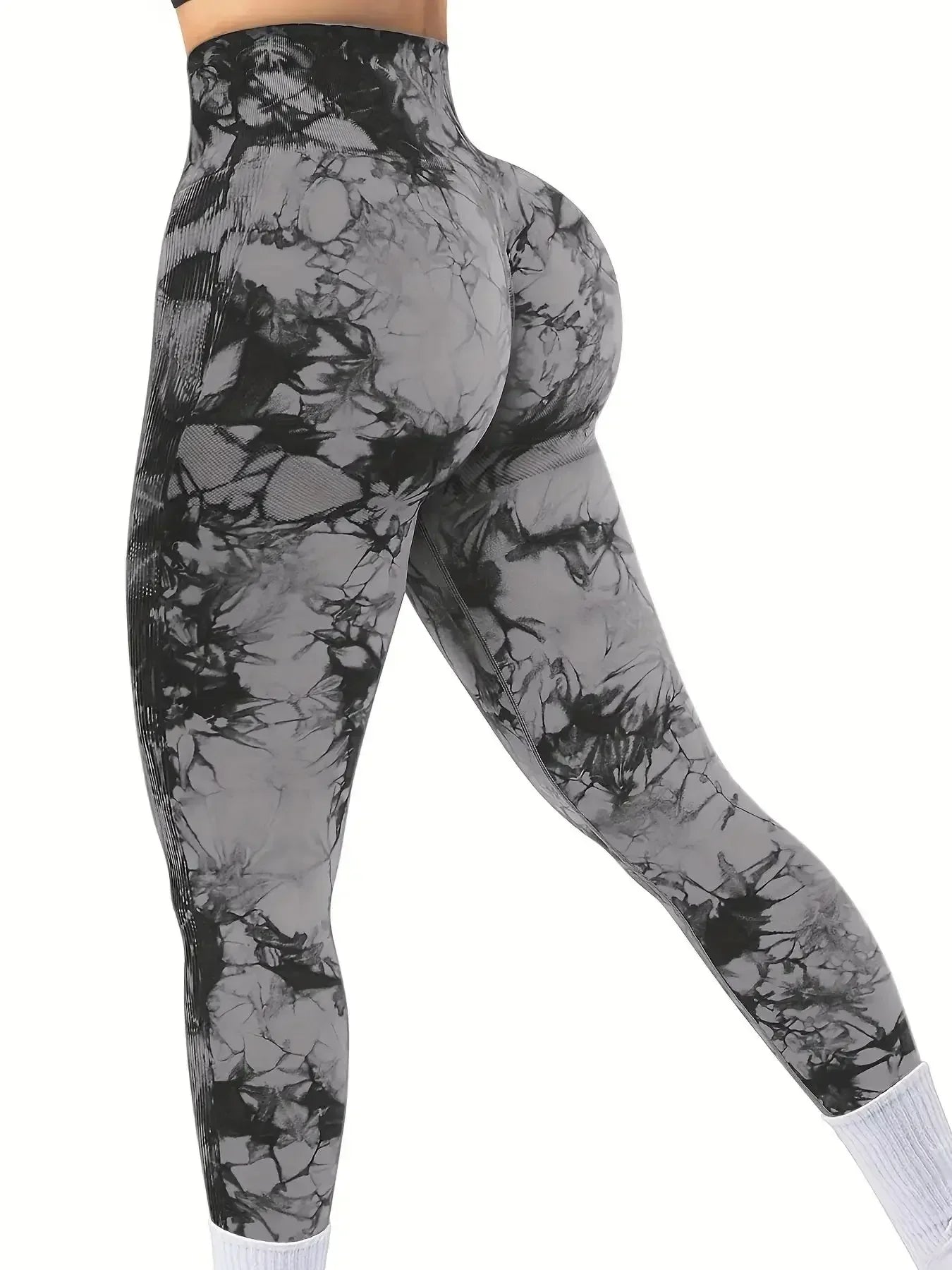 Tie-Dye Seamless High Waist Yoga Pants