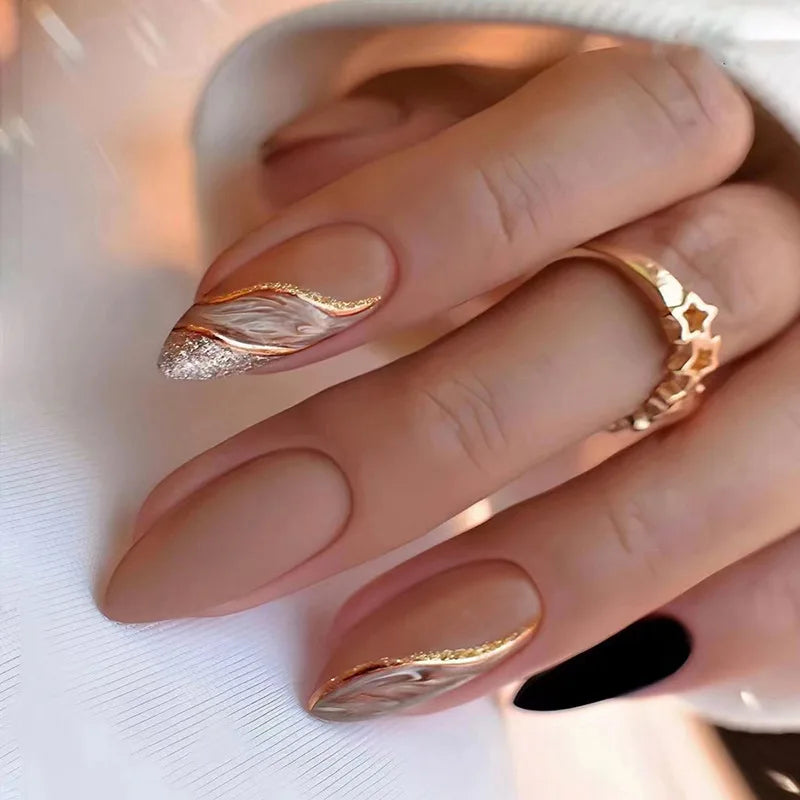 Finished False Nails Detachable Long